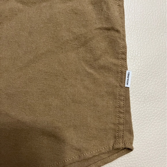 NWT - Jack & Jones Men’s Vintage Brushes Casual Shirt - Size L - Picture 5 of 10